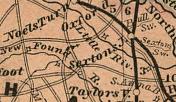 Map showing Doswell as Sexton's Junction