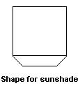 Sunshade shape
