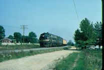 Photo of a railfan special near Mineral