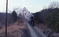 C&O 614T heading home after testing