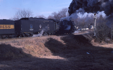 C&O 614T heading home after testing