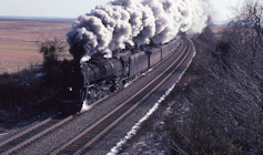 C&O 614T heading home after testing