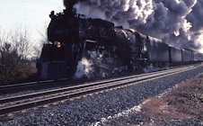C&O 614T heading home after testing