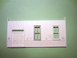 Campbell Depot Model Front Wall