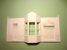 Campbell Depot Model Front Wall