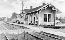 Artist's rendering of the Louisa depot