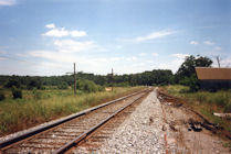 Photo of the removal of the Pendleton siding