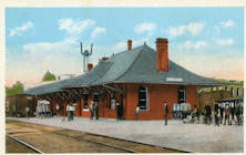 Photo postcard image of the Culpeper depot
